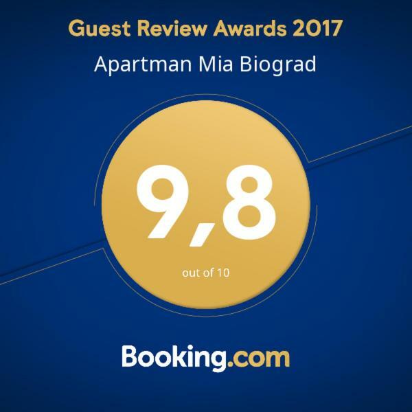 Apartman Mia Biograd Біоград-на-Мору Екстер'єр фото
